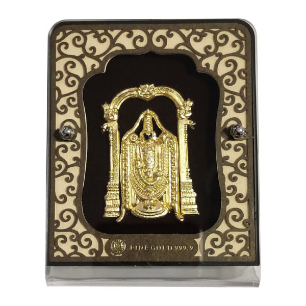 tirupati balaji gold frame