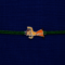 Chhota Bheem cartoon rakhi with premium green thread for kids